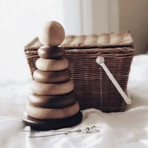 Natural Stacking Rings / Wooden Toys