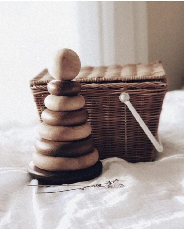 Natural Stacking Rings / Wooden Toys