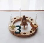 Candles and Candle / Picture Holder for Grimm's Birthday Ring by Grimm's