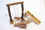 Wooden Doll Playground Set