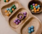 colorful Wooden Marbles