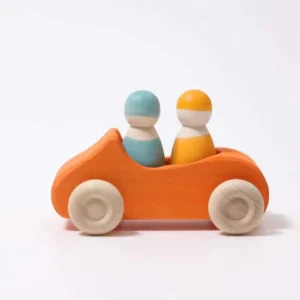 grimms wooden orange car