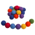 rainbow Felt Balls