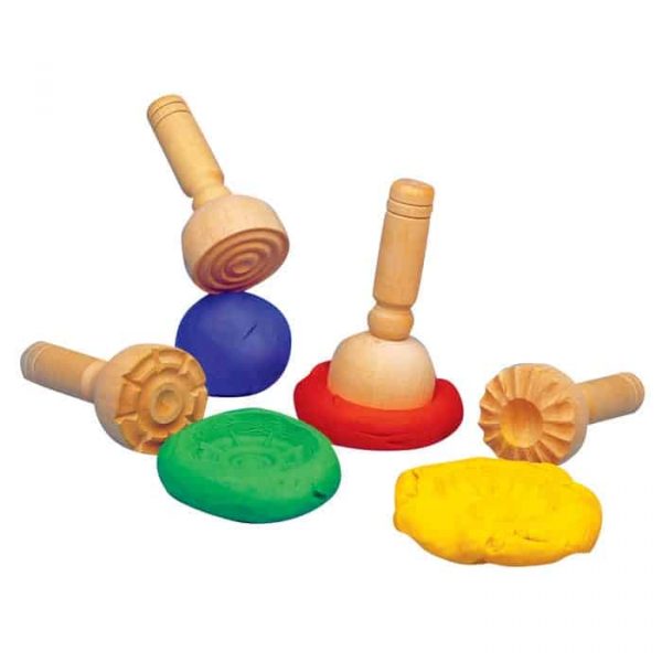 Wooden Dough Stampers