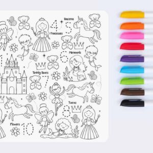 Reusable coloring Mat and Markers