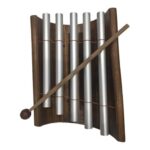 Bamboo & Metal Xylophone kids toy