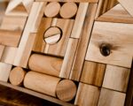 Natural Wood Blocks toys australia