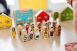 Children Around the World wooden blocks