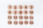 Tactile Wooden Number Set