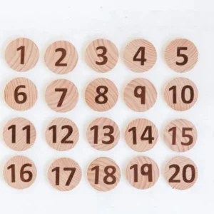 Tactile Wooden Number Set