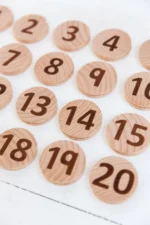 Tactile Wooden Number Set