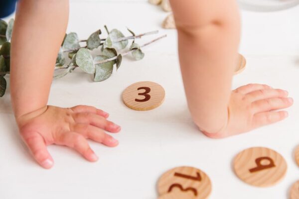 Tactile Wooden Number Set for kids