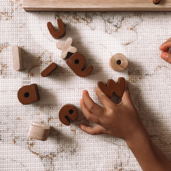 Wooden Lowercase Alphabet Puzzle