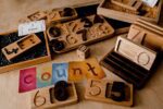 Wooden Number Counting Trays