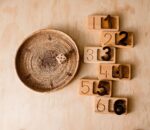 Wooden Number Counting Trays