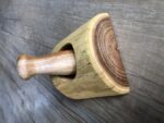 Tree Log Mortar and Pestle