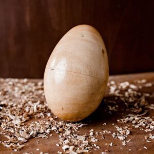 wooden egg