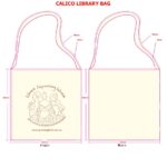 calico library bag