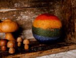 Rainbow Felt Ball