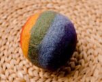 Rainbow Felt Ball for kids