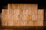 Uppercase Letter Tiles and Tray