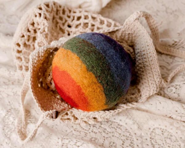 Rainbow Felt Ball