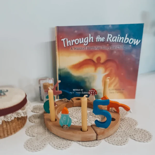 12 Holes Wooden Birthday Ring