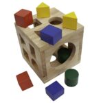 Coloured Sorting Box wooden toys