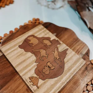 A is for Australian Animal Map Puzzle by Buttonworks