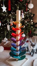 Colorful Musical Rainbow Marble Tree