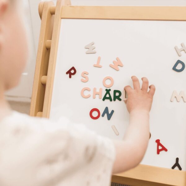 Wooden Magnetic Letters