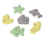 6 Piece Sand Moulds by Plasto For Babies