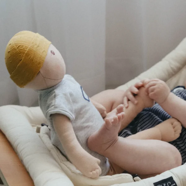 Grey Onesie Soft Body Weighted Bottom