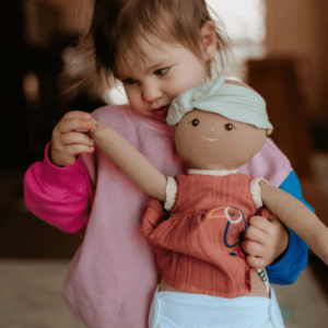 Baby Aria (Pink Dress) Soft Body Weighted Bottom by Tikiri