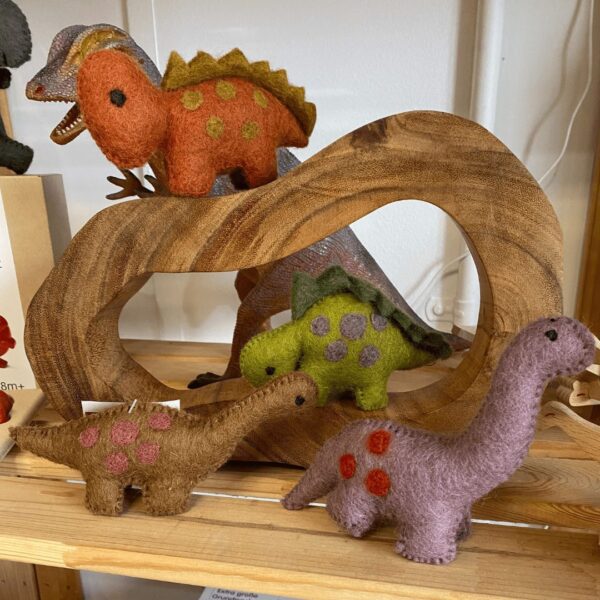 Natural Felt Dinosaurs