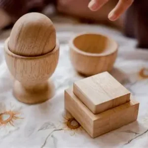 Montessori Egg, Cup & Ball Set by QToys