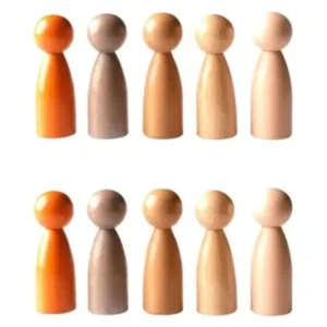 Peg People of the World (Set of 10) by Freckled Frog