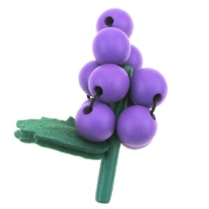 wooden grapes