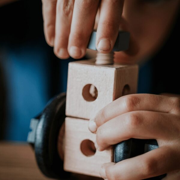 Wooden Construction Set for learning