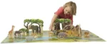 wooden animal set