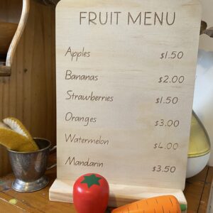fruit Menu