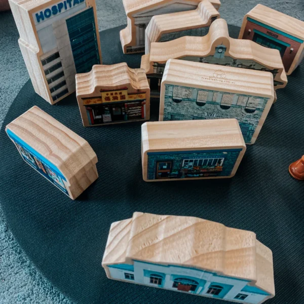 Wooden Little Town Pack
