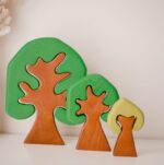 QToys Coloured Wooden Trees For Kids