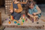 Coloured Wooden Grapat Toys