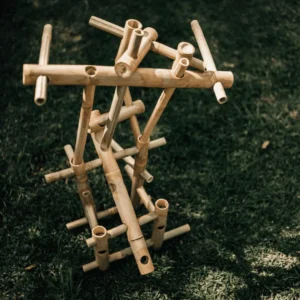 Outdoor Bamboo Construction (35 pieces) by QToys