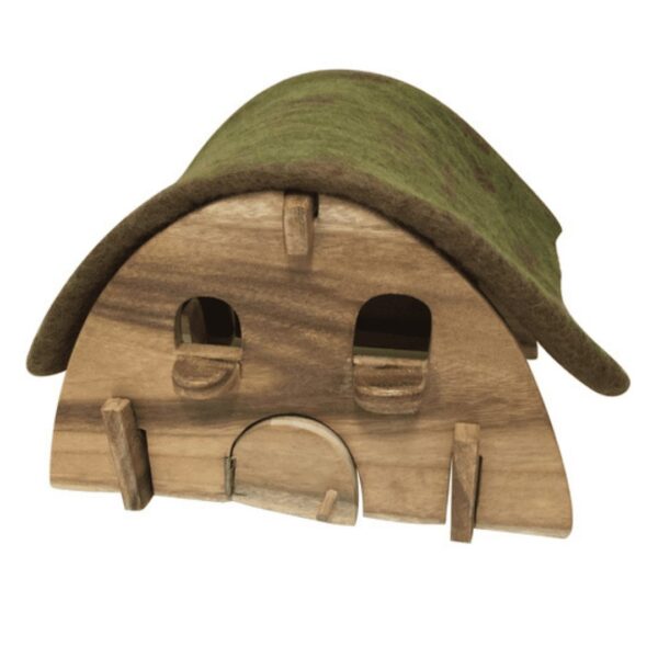 Gnome House with Felt Roof by Papoose