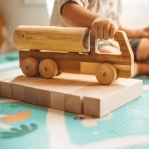 Natural Wooden Tanker by QToys