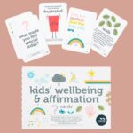 Kids Wellbeing and Affirmation Flash Cards