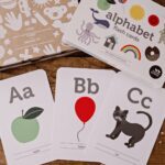 WOODEN ALPHABET MAGNET SET