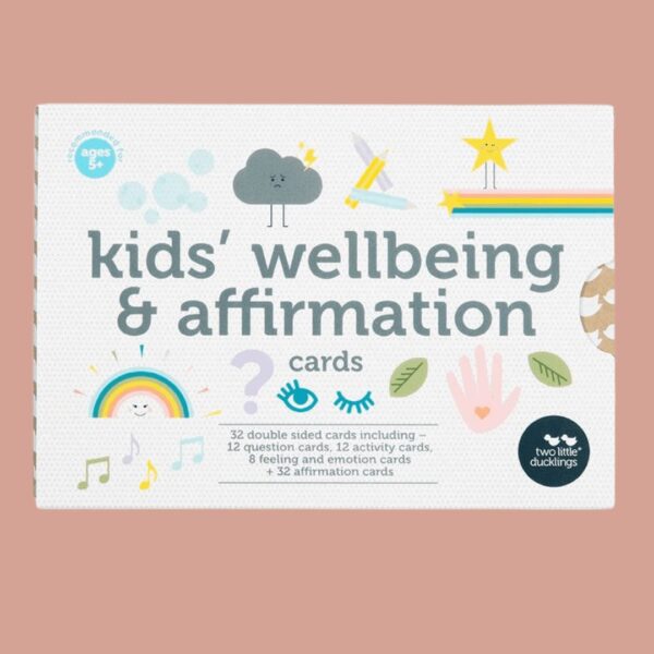 Kids Wellbeing and Affirmation Flash Cards